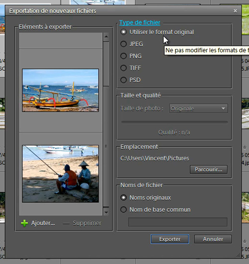formation_photoshop_elements_9_exportation_fichiers Formation Vidéo sur DVD Apprendre Adobe Photoshop Elements 9