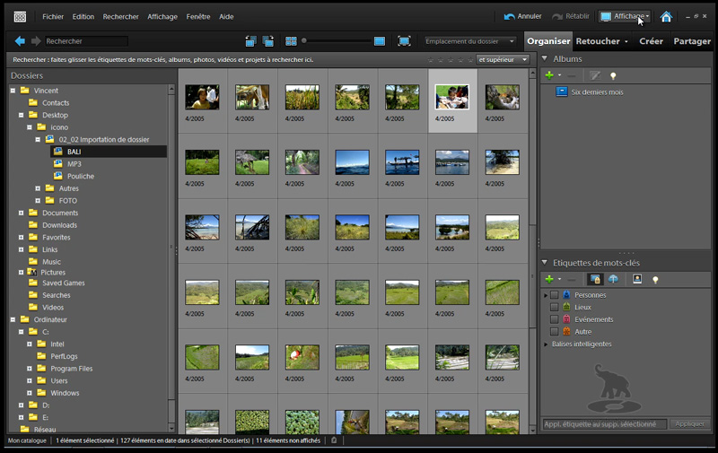 formation_photoshop_elements_9_navigateur Formation Vidéo sur DVD Apprendre Adobe Photoshop Elements 9