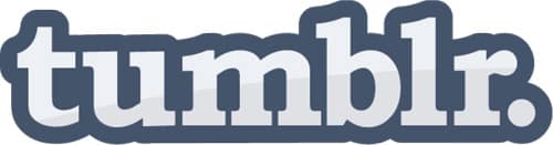 tumblr logo du service de partage Tumblr