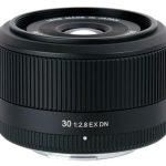 Nouveau Sigma 30mm f/2.8 EX DN pour boîtiers hybrides Micro 4/3 et Sony Nex