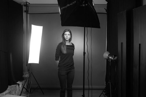 Tutoriel Photo : le portrait en studio exemple position eclairage accessoires