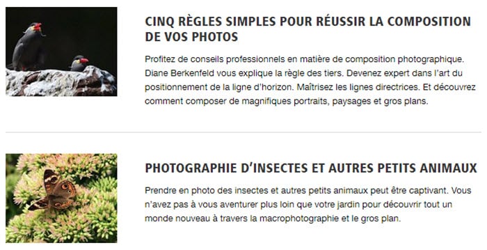 10 tutoriels photo sur le site Nikon France