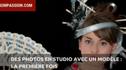 Photos en studio avec modèle : la première fois