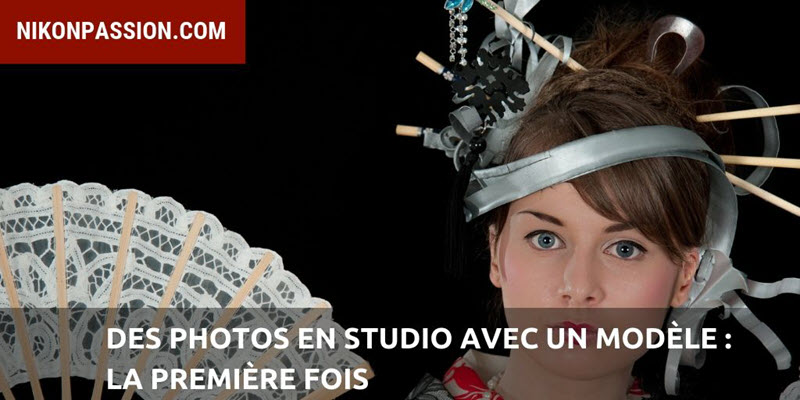 Photos en studio avec modèle : la première fois