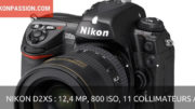 Nikon D2Xs : 12,4 Mp, 800 ISO et capteur AF 11 zones