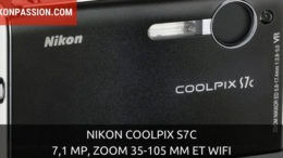 Nikon Coolpix S7c : 7,1 Mp, zoom 35-105 mm et wifi