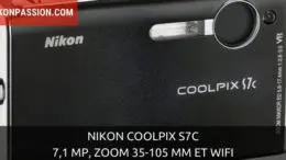 Nikon Coolpix S7c : 7,1 Mp, zoom 35-105 mm et wifi