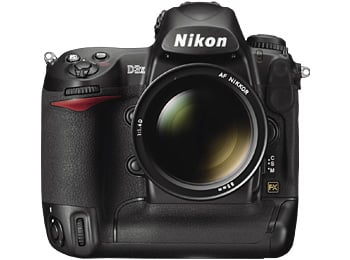 vue de face du Nikon D3X