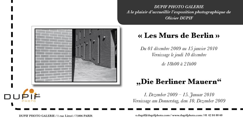 dupif photo exposition photo les murs de berlin
