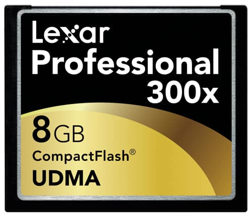 Carte mémoire Lexar CompactFlash 300x UDMA professionnelle 8Go