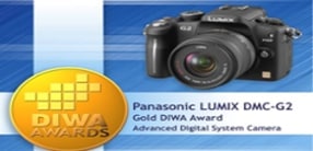 Lumix DMC-G2 DIWA Gold Award