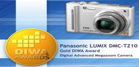Lumix DMC-TZ10 GOld Award DIWA