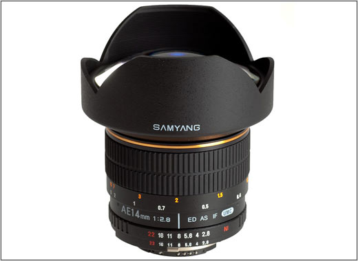 Samyang AE 14 mm f/2.8 ED AS IF UMC pour Nikon