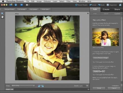 retouche de photo Adobe Photoshop Elements 9