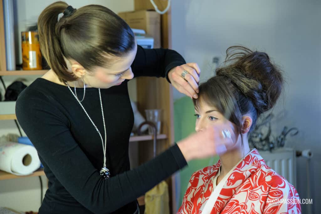 Reportage photo pendant un shooting mode - 85 mm - photo © JC Dichant