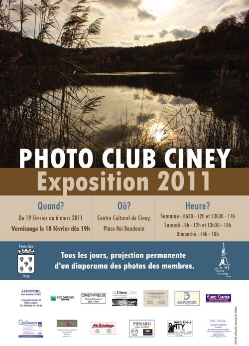 exposition 2011 du photo-club de ciney belgique