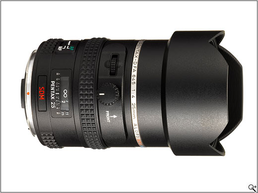 pentax smc 25mm f/4 pour Pentax 645D