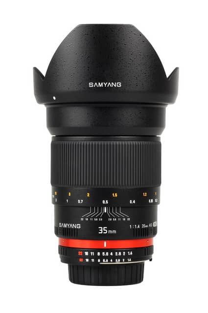 Samyang 35 mm f/1.4 AS UMC disponible en mars