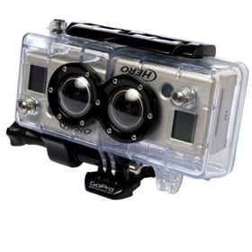 vue de l'accessoire Gopro RIG 3D pour tourner des séquences vidéos 3D