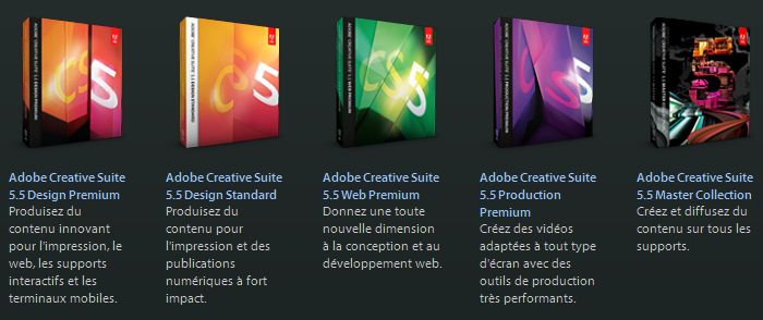 Adobe Creative Suite CS 5.5 est disponible