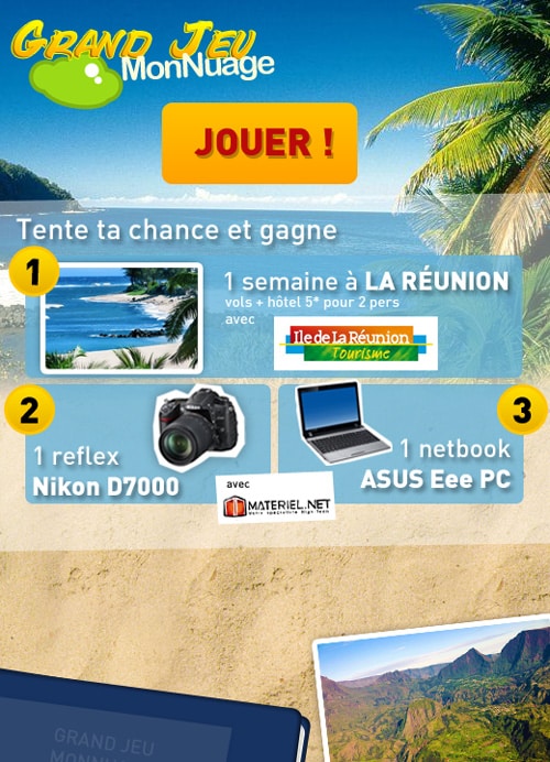 affiche du jeu concours photo MonNuage