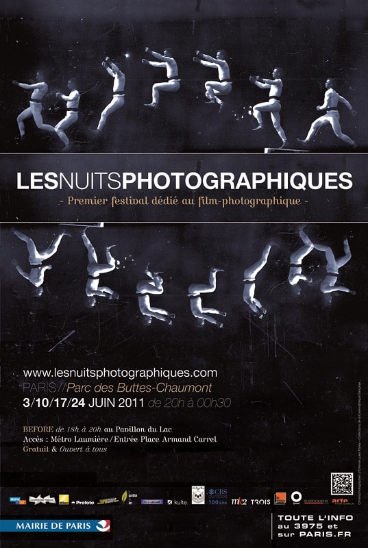 affiche du festival les nuits photographiques à Paris
