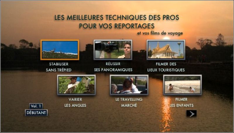 Test formation vidéo reflex: les meilleures techniques des pros pour vos reportages et films de voyage
