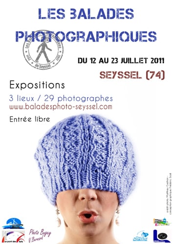 affiche des premières balades photographiques de Seyssel