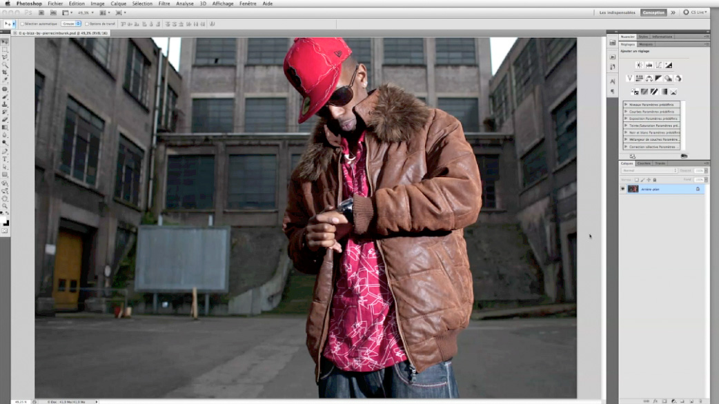 tutoriel traitement d'image dans Photoshop par Pierre Cimburek
