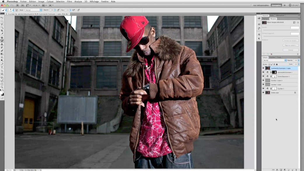 tutoriel traitement d'image dans Photoshop par Pierre Cimburek