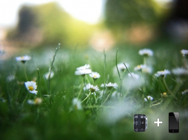 Adaptateur iPhone pour objectifs Nikon et Canon