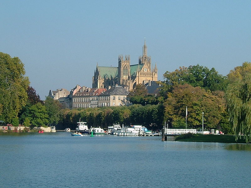 Metz Plan d'eau du Saulcy