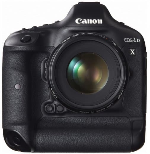 Canon EOS-1D X vu de face