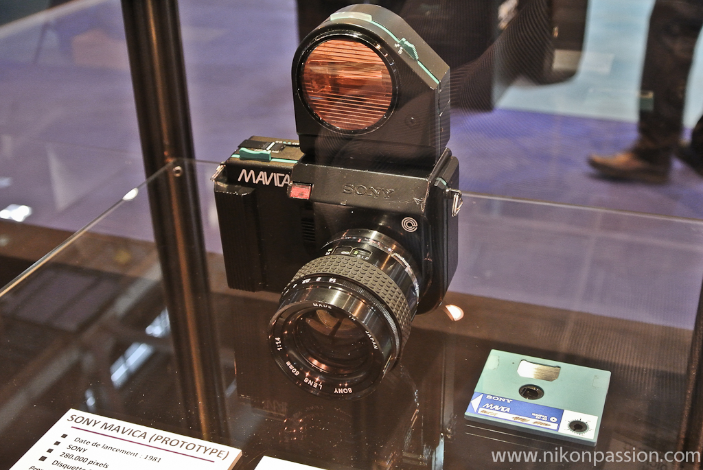 prototype Sony Mavica 30 ans de photo numérique au Salon de la Photo - Nikon Story