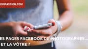 Des pages Facebook de photographes