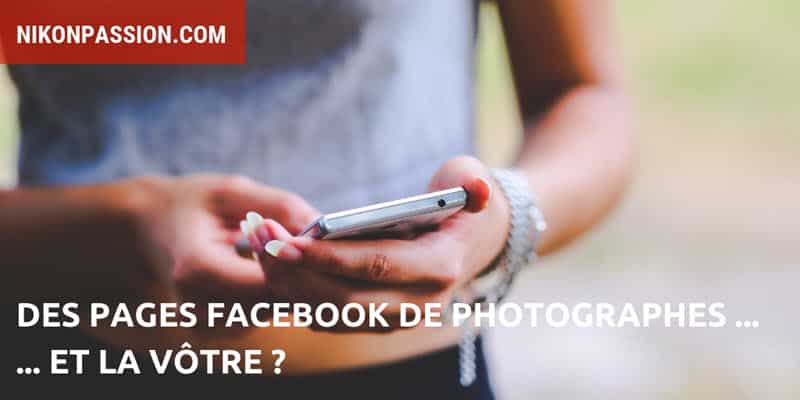 Des pages Facebook de photographes