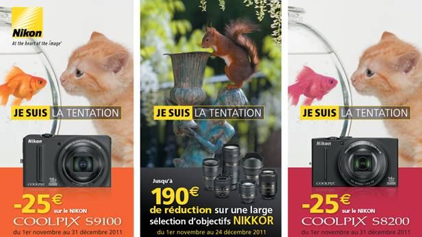 Offres promotionnelles Nikon - fin d'année 2011