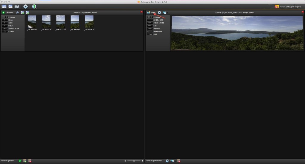 Tutoriel Photo panoramique avec Lightroom et Autopano