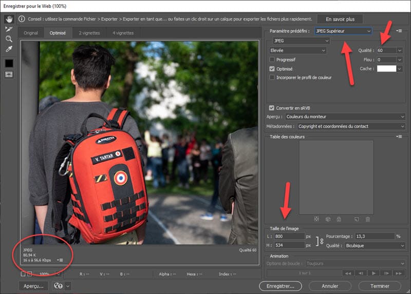 Comment redimensionner une photo dans Photoshop CC