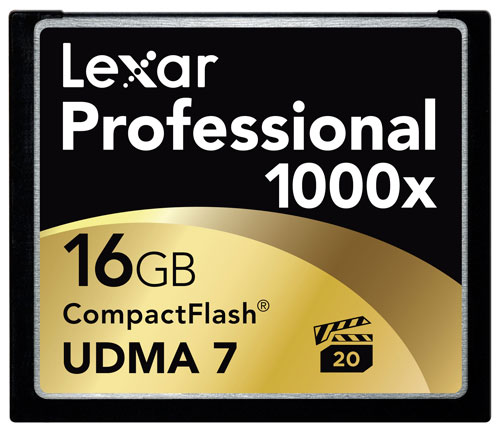 Lexar Professional 1000x CF, la carte qui met le turbo !