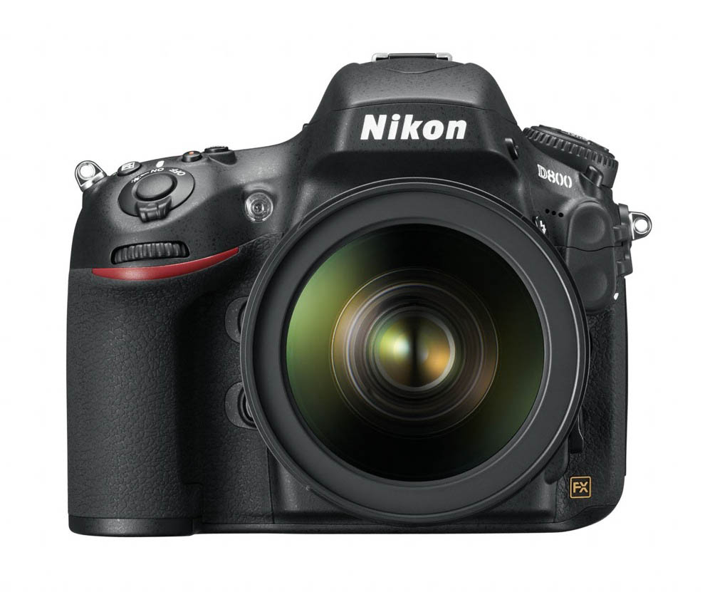Nikon D800 vu de face