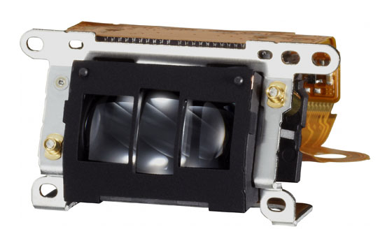 Vue du module autofocus du Canon 5D Mark III