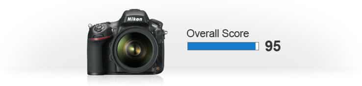 Résultat du test DxO pour le Nikon D800