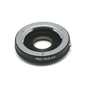 Bague d'adaptation pour monter un objectif Minolta MD sur un reflex Nikon