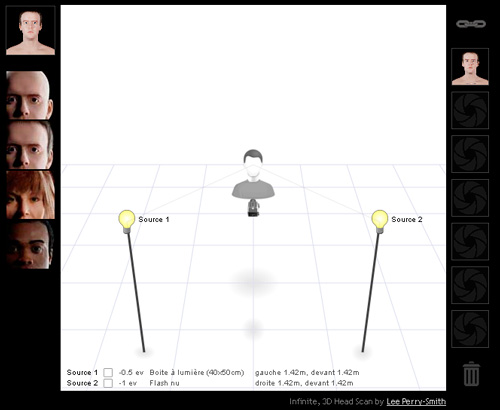 Virtual Lighting Studio: simulez le résultat de votre plan d'éclairage en studio