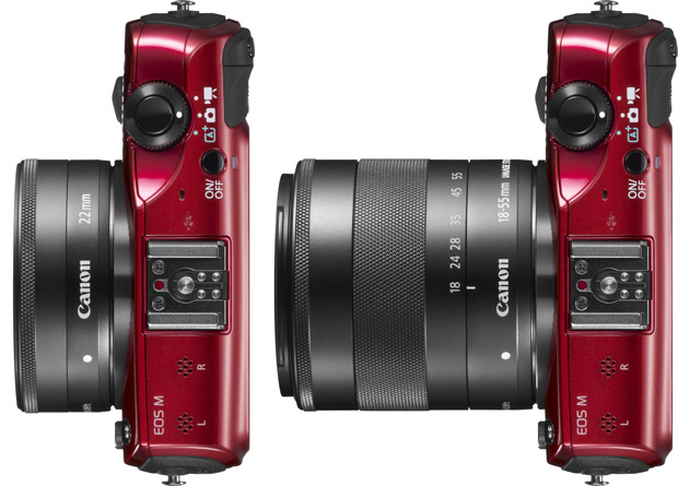 Canon EOS M : optiques EF M