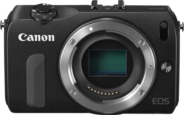 Canon EOS M : vue de face