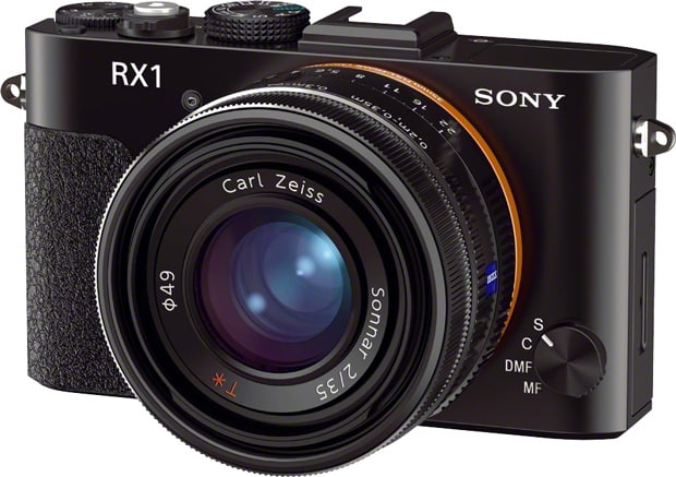 Sony RX1 vu de face