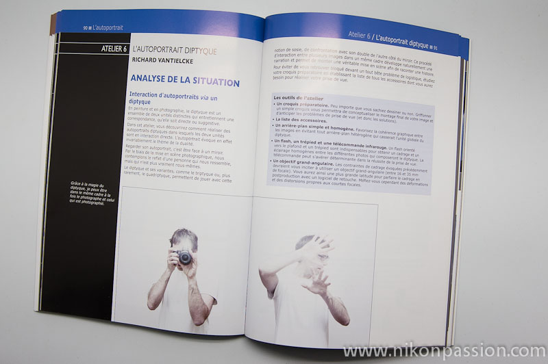 Les ateliers du photographe - autoportrait - éditions Pearson - Bernard Jolivalt