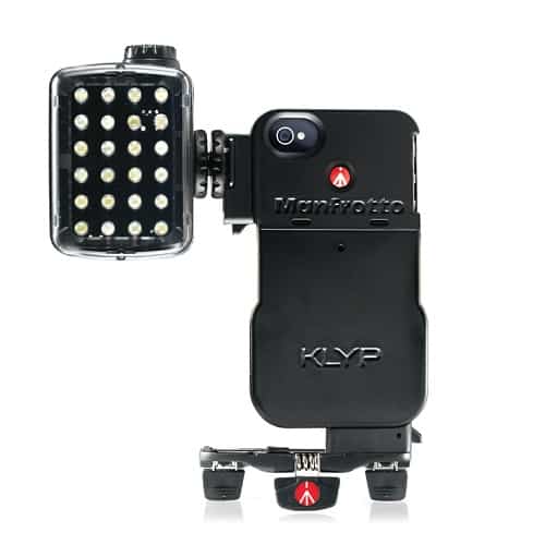 Manfrotto KYLP, kit trépied et/ou lumières LED pour iPhone 4 et iPhone 4s